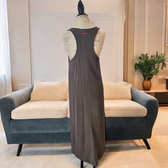 Hard Tail racer back grey dress. Great after yoga. For the beach. For the pool. - Picture 8 of 16